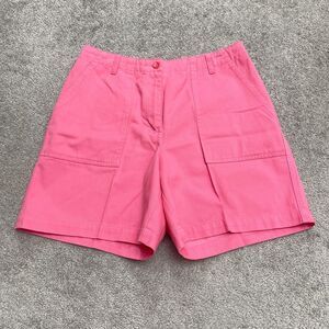 Charter Club Bermuda Shorts Womens 6 Pink 100% Cotton Pockets Casual Preppy